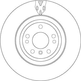 Jeu de 2 Disques de frein TRW