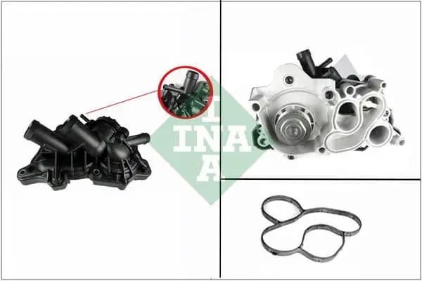 Pompe à eau, refroidissement du moteur
