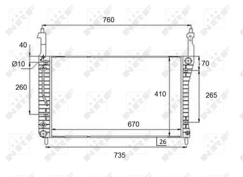 Radiateur, refroidissement du moteur
