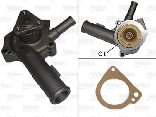 Pompe à eau, refroidissement du moteur