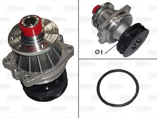 Pompe à eau, refroidissement du moteur