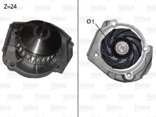 Pompe à eau, refroidissement du moteur