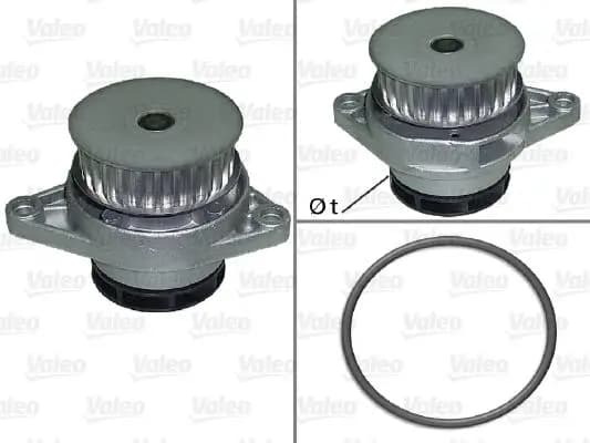 Pompe à eau, refroidissement du moteur