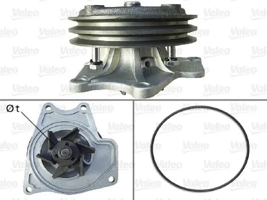 Pompe à eau, refroidissement du moteur