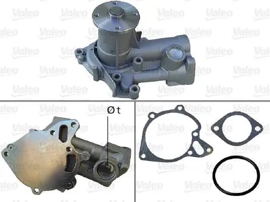 Pompe à eau, refroidissement du moteur