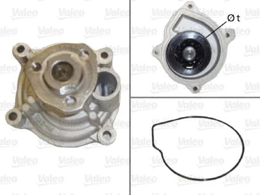 Pompe à eau, refroidissement du moteur
