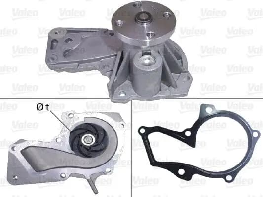 Pompe à eau, refroidissement du moteur