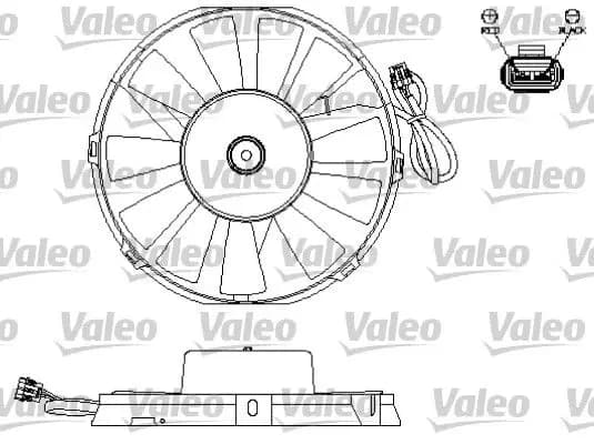 Ventilateur, refroidissement du moteur VALEO