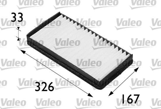 Filtre, air de l'habitacle VALEO ESSENTIAL