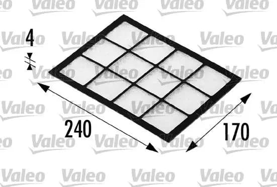Filtre habitacle VALEO