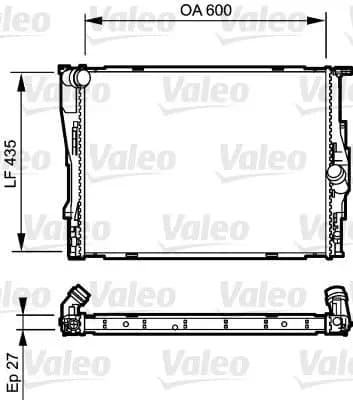 Radiateur, refroidissement du moteur VALEO