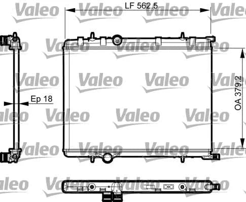 Radiateur, refroidissement du moteur VALEO