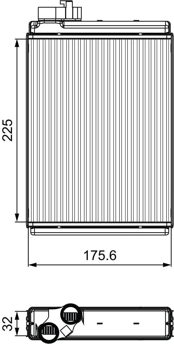 Radiateur chauffage VALEO
