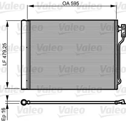 Radiateur climatisation VALEO