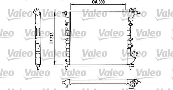 Radiateur, refroidissement du moteur VALEO