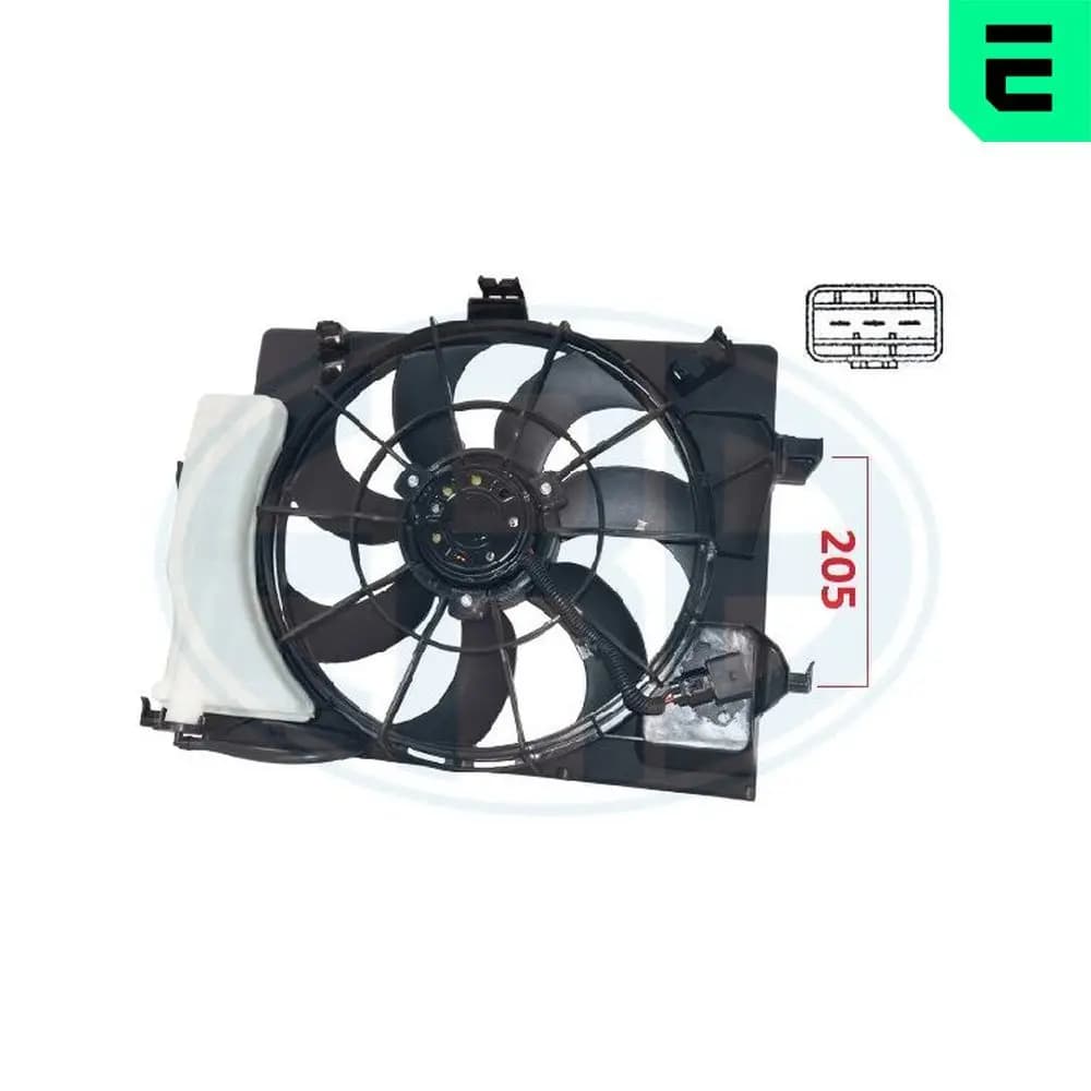 Ventilateur, refroidissement du moteur ERA