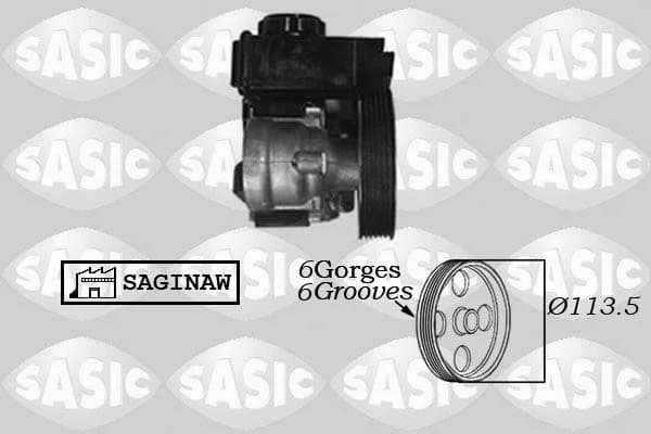 Pompe hydraulique, direction SASIC