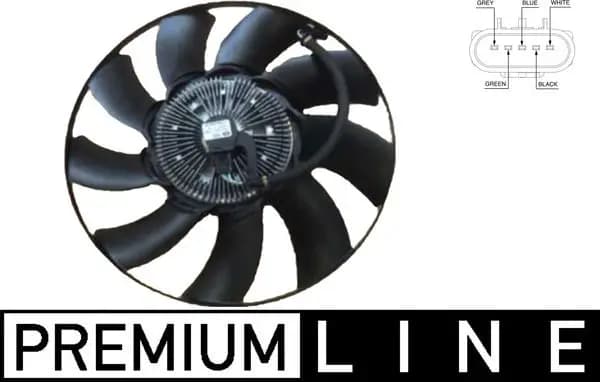 Ventilateur, refroidissement du moteur MAHLE ORIGINAL