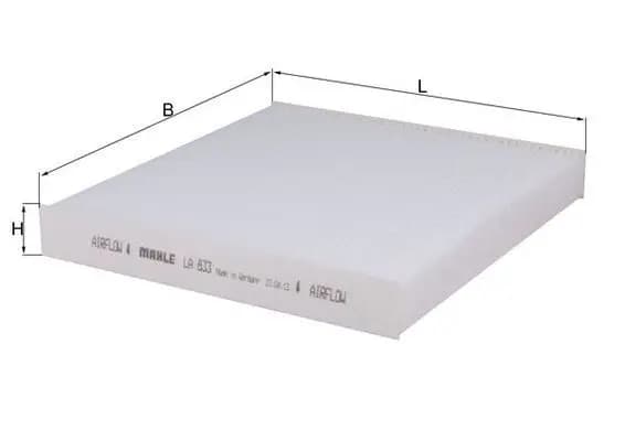 Filtre habitacle MAHLE ORIGINAL