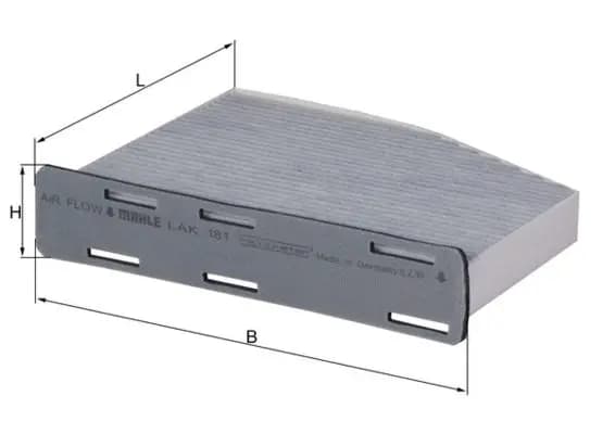 Filtre habitacle MAHLE ORIGINAL