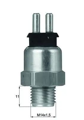 Interrupteur de température, ventilateur de radiateur MAHLE ORIGINAL
