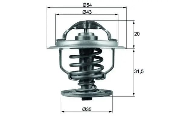 Thermostat d'eau MAHLE ORIGINAL