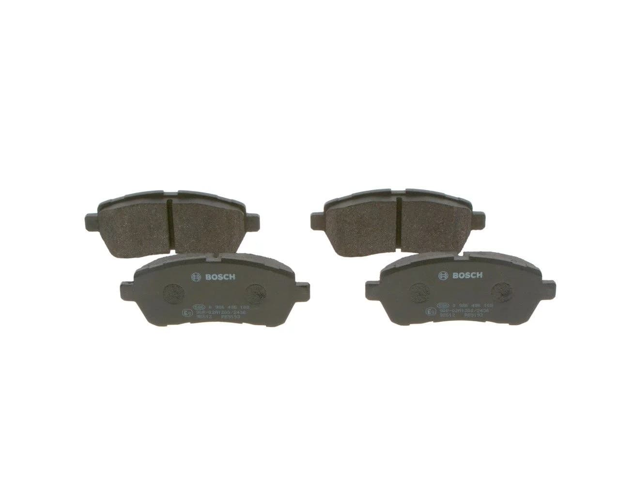 Kit de plaquettes de frein BOSCH