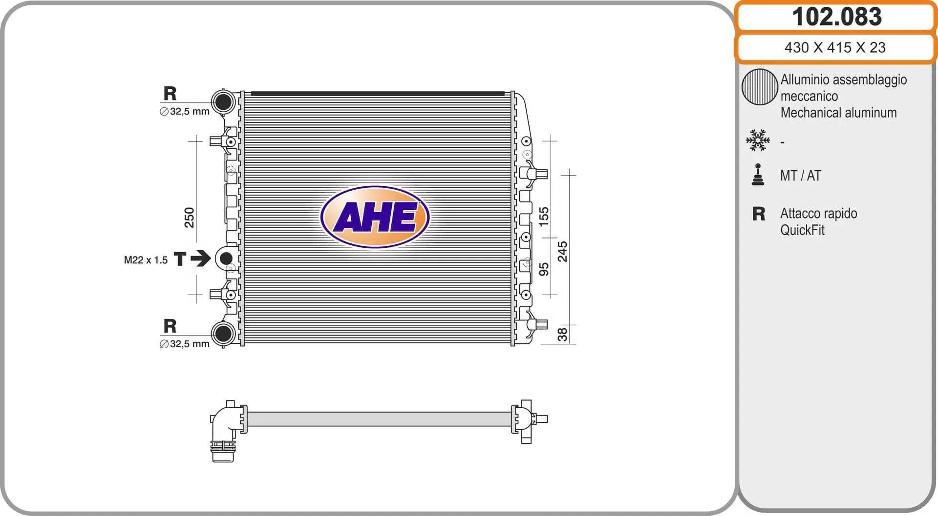Radiateur, refroidissement du moteur