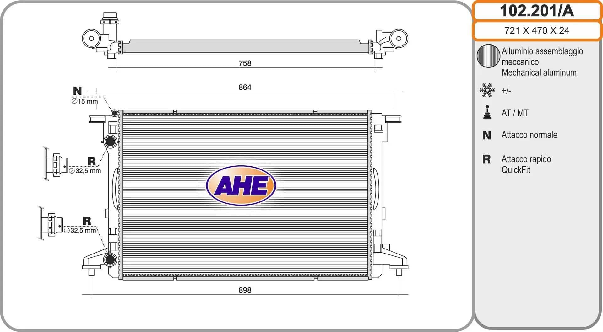 Radiateur, refroidissement du moteur