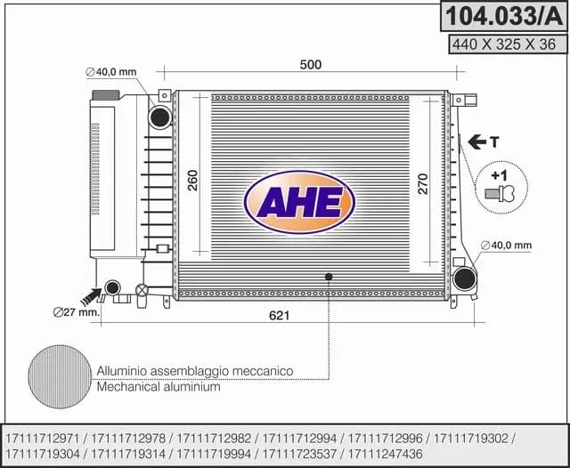 Radiateur, refroidissement du moteur