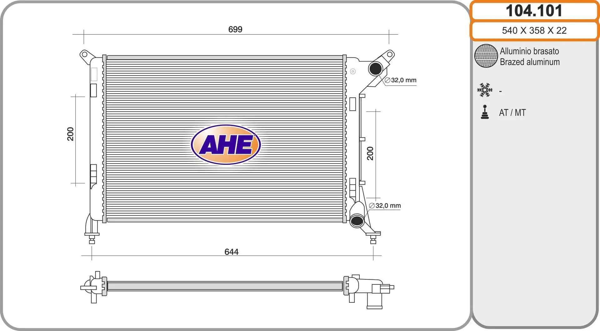 Radiateur, refroidissement du moteur