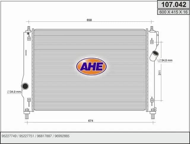 Radiateur, refroidissement du moteur