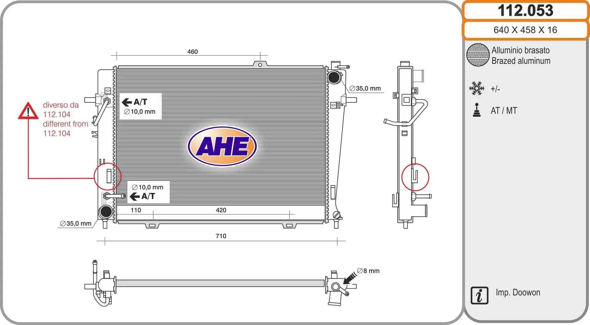 Radiateur, refroidissement du moteur
