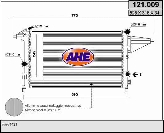 Radiateur, refroidissement du moteur