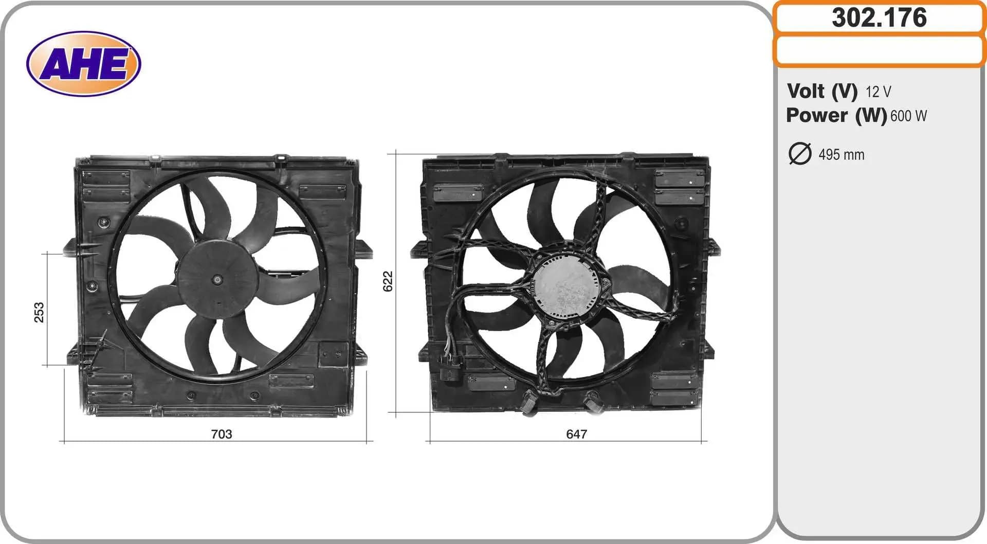 Ventilateur, refroidissement du moteur