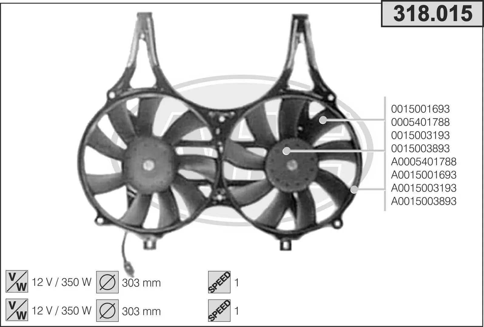 Ventilateur, refroidissement du moteur AHE
