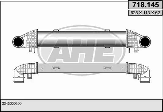 Intercooler, échangeur AHE