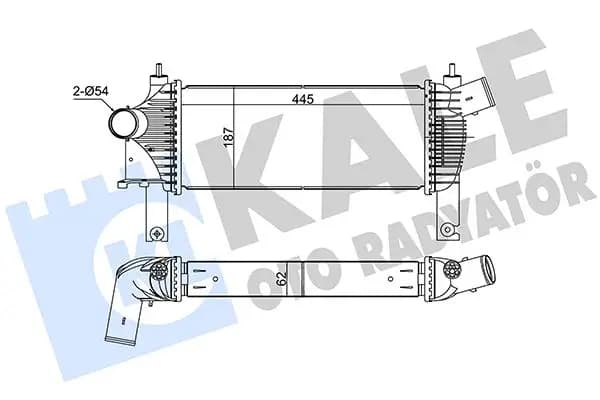 Intercooler, échangeur KALE OTO RADYATÖR