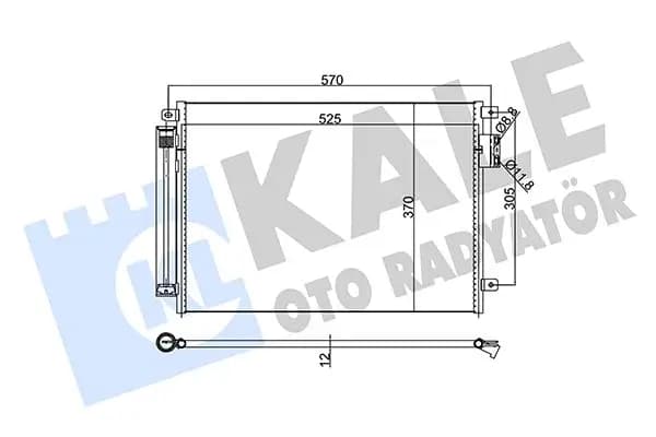 Radiateur climatisation KALE OTO RADYATÖR