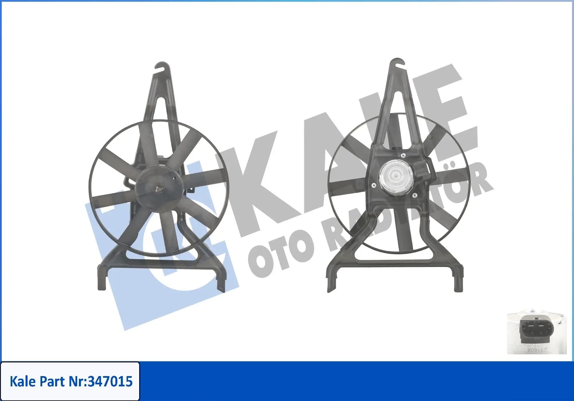 Ventilateur, refroidissement du moteur KALE OTO RADYATÖR