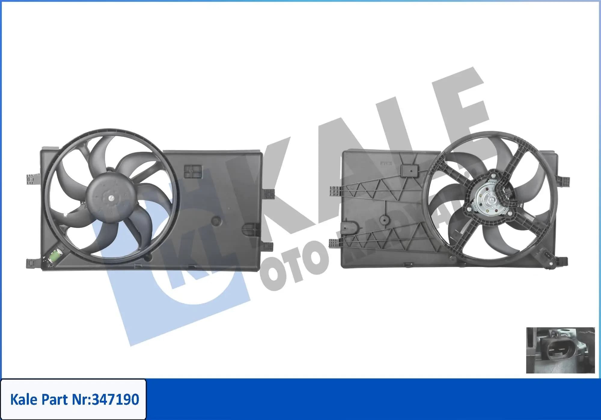 Ventilateur, refroidissement du moteur KALE OTO RADYATÖR