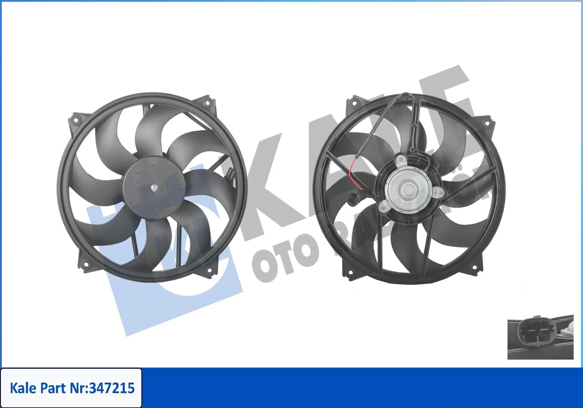 Ventilateur, refroidissement du moteur KALE OTO RADYATÖR