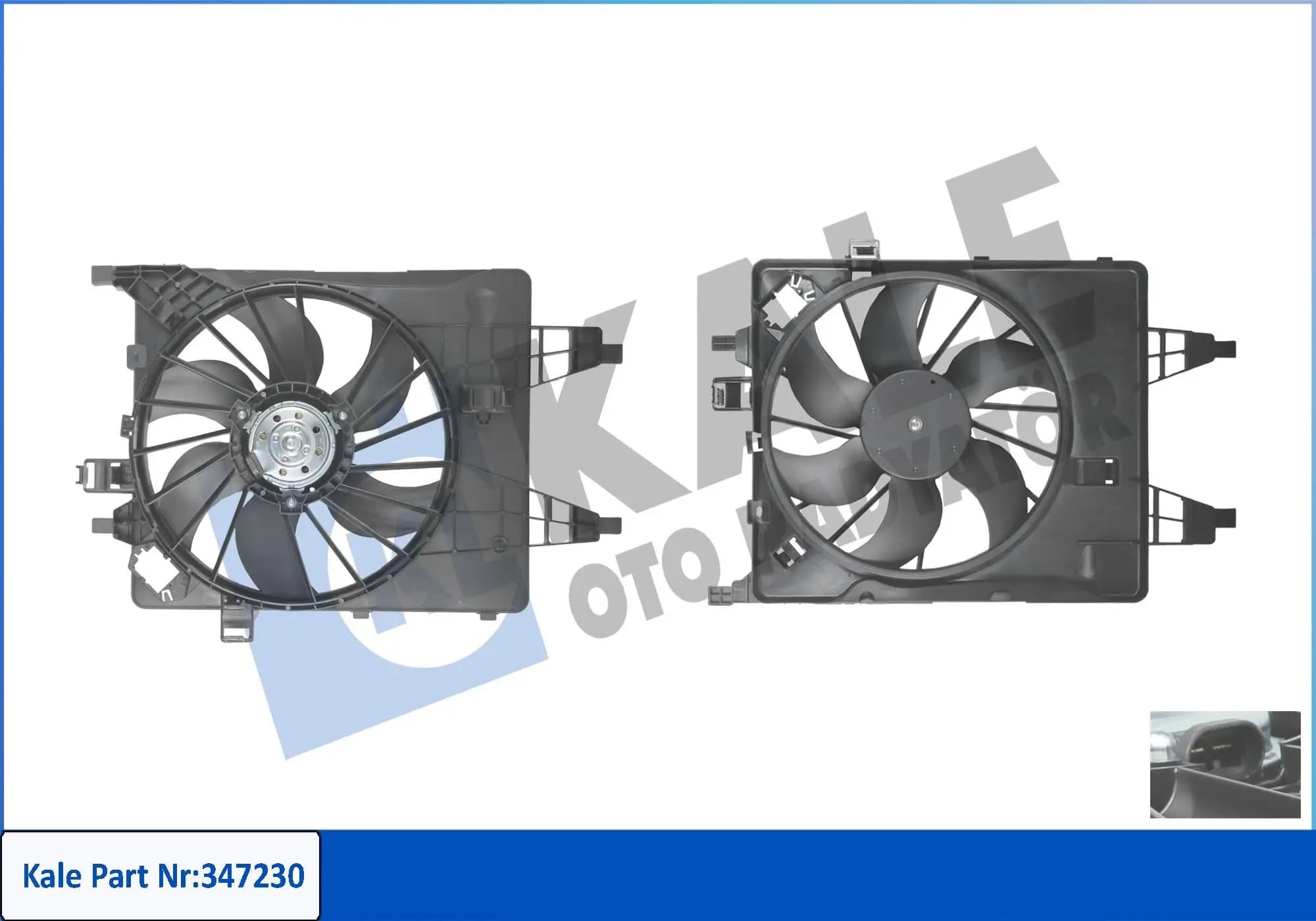 Ventilateur, refroidissement du moteur KALE OTO RADYATÖR