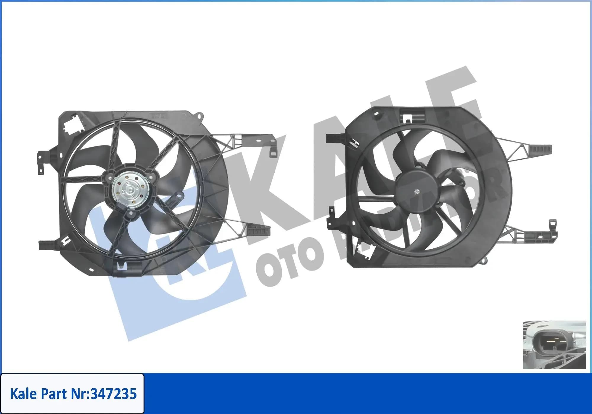 Ventilateur, refroidissement du moteur KALE OTO RADYATÖR