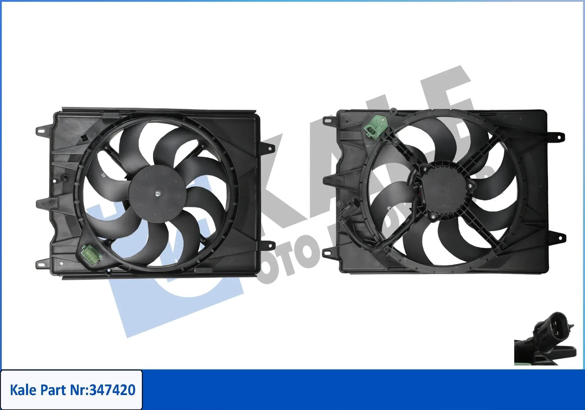 Ventilateur, refroidissement du moteur KALE OTO RADYATÖR
