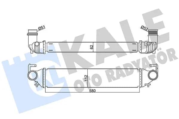 Intercooler, échangeur KALE OTO RADYATÖR