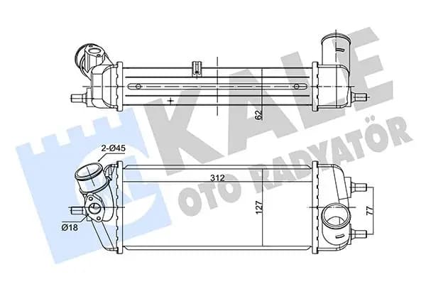Intercooler, échangeur KALE OTO RADYATÖR
