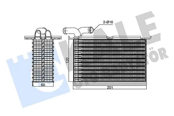 Intercooler, échangeur KALE OTO RADYATÖR