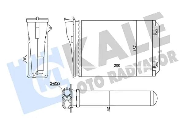 Radiateur chauffage KALE OTO RADYATÖR