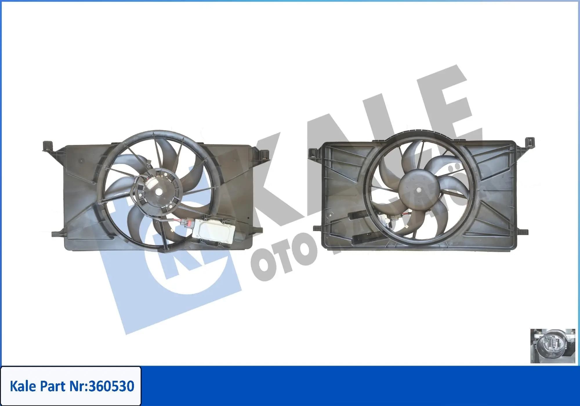Ventilateur, refroidissement du moteur KALE OTO RADYATÖR